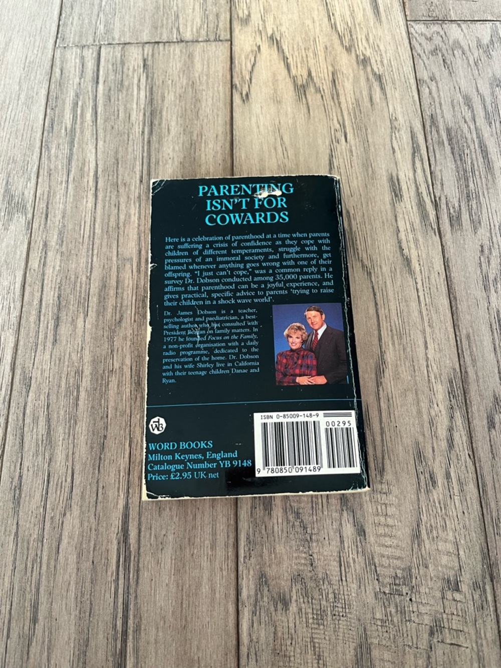 Parenting Isn't for Cowards by Dr. James C. Dobson - Orange Sunset Cover - Picture 2 of 2